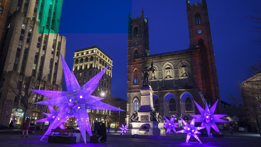 La Basilique Notre-Dame de Montréal.